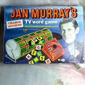Vintage 60s Lowell Toy Jan Murray’s TV Word Game Board Game
